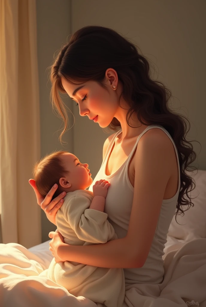 Breastfeeding woman