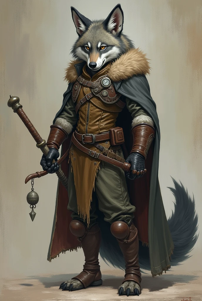 Un lobo therian oc