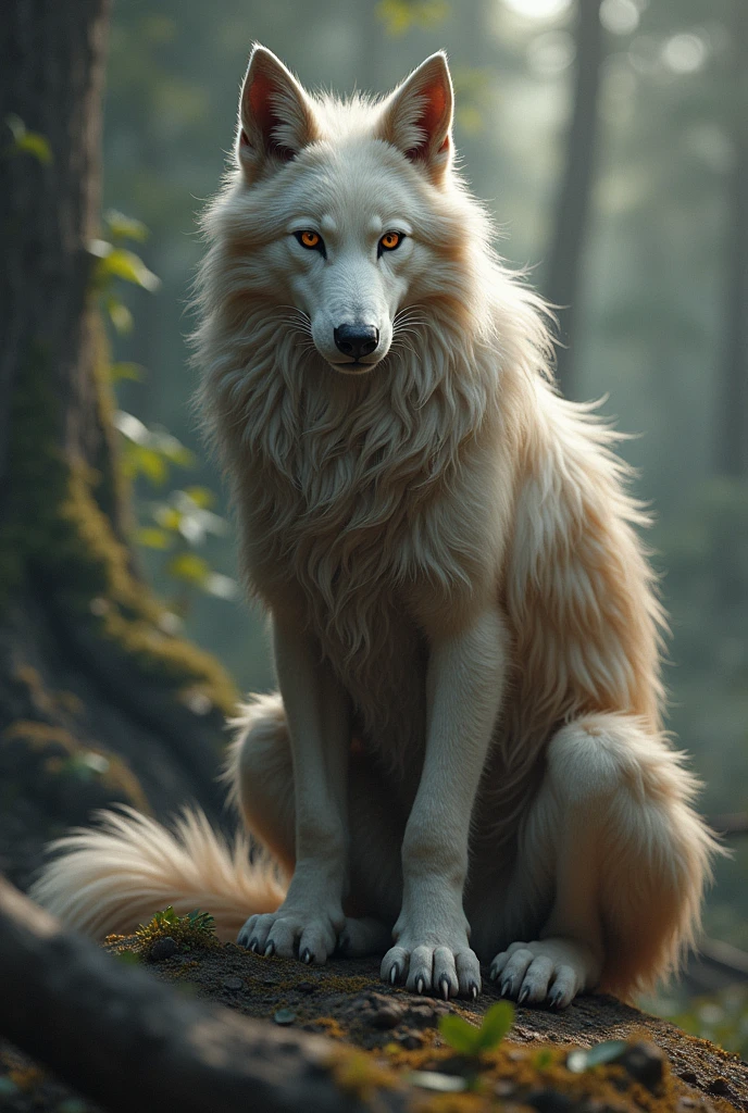 Un lobo therian oc
