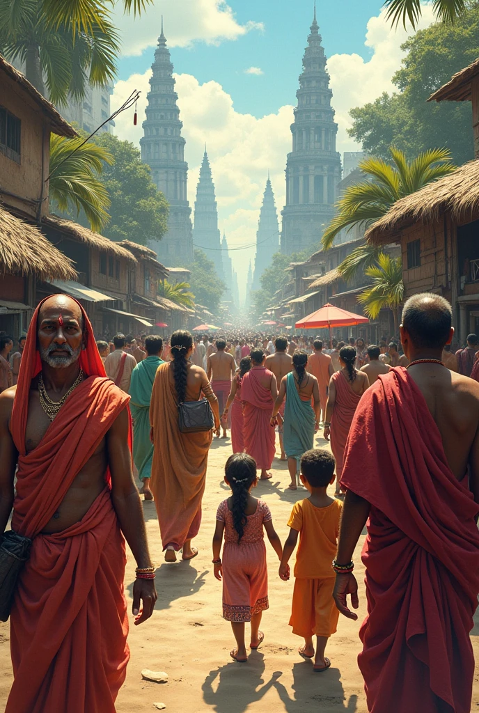 South Indian people A poor to rich creative image