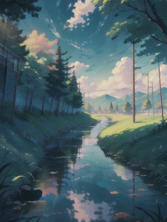 Generate a soothing and welcoming YouTube channel banner for 'Fuy'. The banner should have a serene background with blended pastel colors or a nature-inspired theme, such as a soft watercolor landscape. The text 'Fuy' should be written in a smooth, gentle font, with calming elements like leaves, clouds, or soft abstract shapes surrounding it to create a tranquil atmosphere."