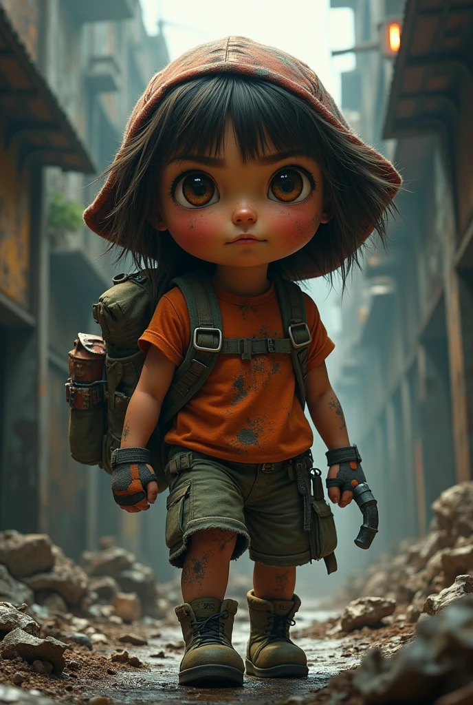 Create Dora the Explorer in the game content Warning