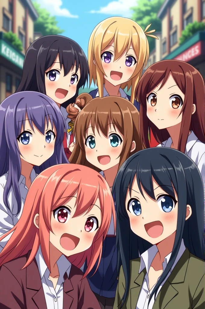 Can you generate friends group DP anime