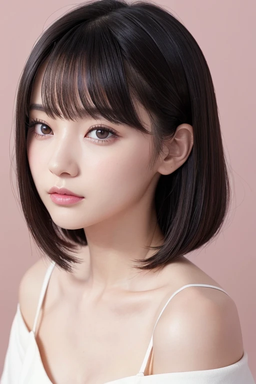 One Girl,(1人のとてもcute女の子:1.3),masterpiece,Highest quality,High resolution,beautiful girl,(18-year-old:1.3),cute,Big eyes,(Detailed pupil:1.2),(The face is facing straight ahead:1.3),Body facing forward,Beautiful Nose,Fuller lips,Short black hair,short hair,Fine eyelashes,Thin eyebrows,Definition of very fine particles,(Symmetrical eyes:1.3),(Face close-up,Face Focus:1.0),Micro Bikini,Student Style,Portraiture,Show Viewer,Cinema Lighting,High resolution,Very detailed、Headband