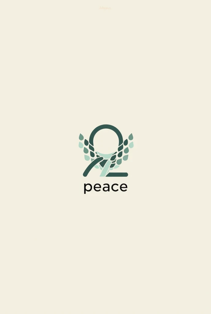 logo a name peace and a 2 in it