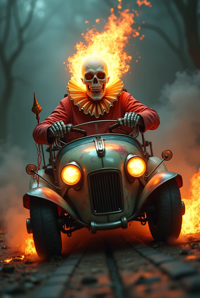 Ghost Rider Riding Clown Car