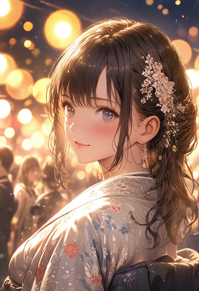 Tsundere、Gal、Bokeh, depth、Portraiture、Lens flare、Detailed illustrations、Realistic depiction、Depiction of everyday life、