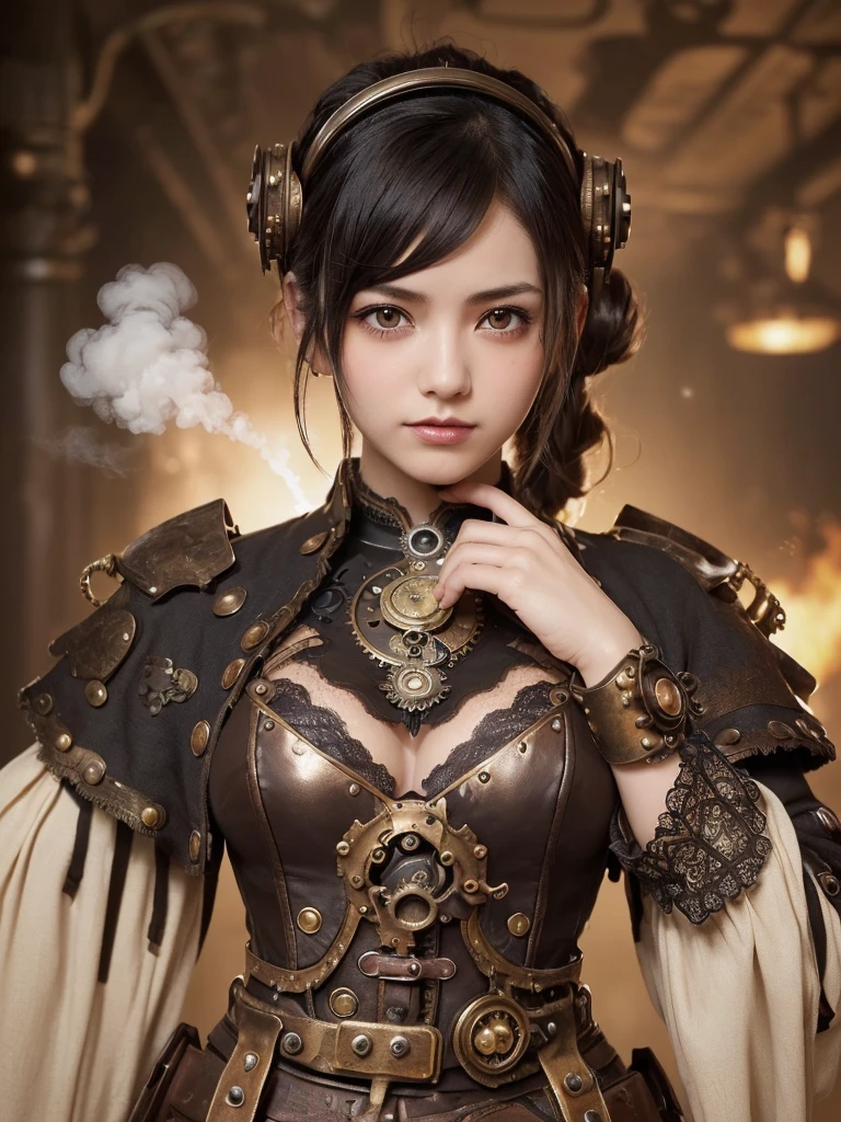 16K, RAW Photos, Highest quality, High resolution, Absurd), High resolutionRAWカラー写真, Professional photography, Paper Cut, (Layered silhouette:1.2), Complex patterns, Delicate craftsmanship, Shadow play, Depth and Dimension, Creative Expression, (Realistic, Photorealistic:1.37), (1 girl, Locomotive background), Toned Up, Cinematic Light, bloom, burn, (Detailed painted face:1.2), (masterpiece:1.5), ((Highest quality, 8k, Tabletop: 1.3)), sharp: 1.2, Perfect Body Beauty: 1.4, Slim Abs: 1.2, ((Layered Hairstyles, Small : 1.2)), (((steampunkの衣装を着て写真を撮る女性, steampunkな衣装を着て, steampunkファンタジー style, (steampunk), ( steampunk ), steampunkの美しい女神, steampunkな美しいリアルな女性, steampunk Girl, steampunk style, steampunkファンタジー, steampunk, steampunkな発明家の女の子, ゴールデンsteampunk, steampunkの世界を舞台にした, 鮮やかなsteampunkのコンセプト,Monochrome))), Highly detailed face and skin texture, Detailed eyes, double eyelid, Long brown hair, Hands Behind Back, ,Sitting in a car,Backwards ((Very long skirt)),((goggles,Wearing lace))