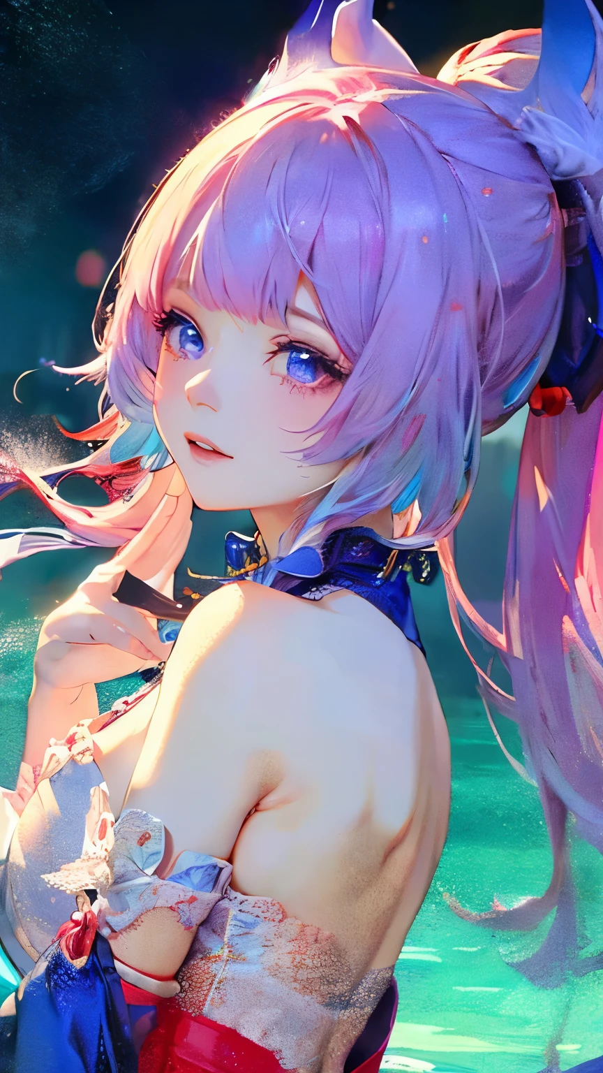 A girl, China costume, whole body, Sunlight, Clear face, Clean white background, masterpiece, Super Detail, Epic creation, Ultra HD, high quality, Extremely detailed, Official Art, 8k wallpaper, Super Detail, 32K