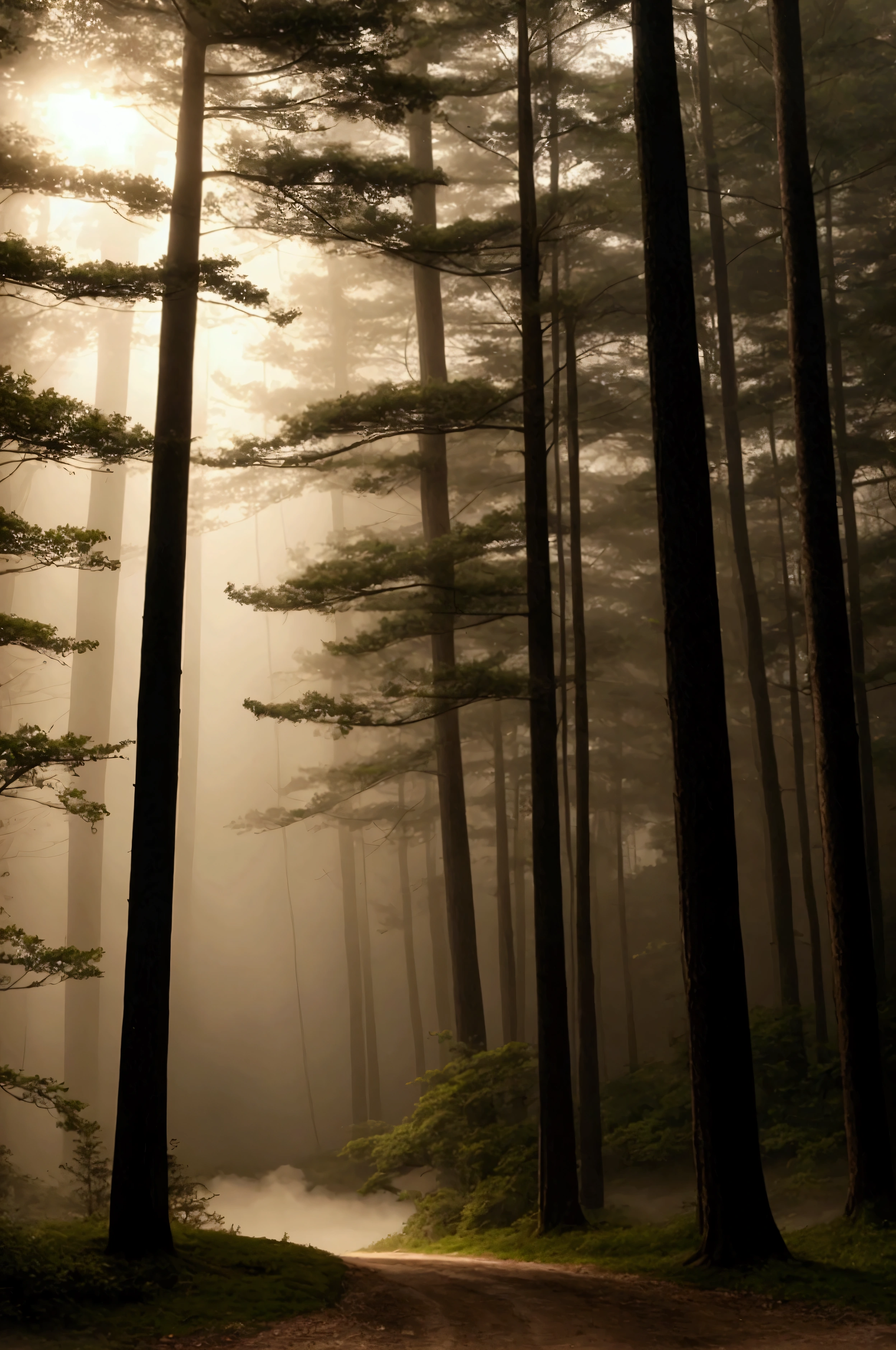 Real Stick、Late Night、Deep woods、Thick Fog、Pillar of Light、landscape。