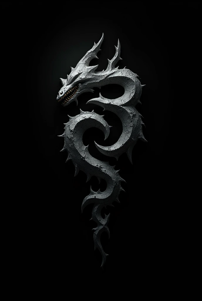 Create a dark horror themed name logo