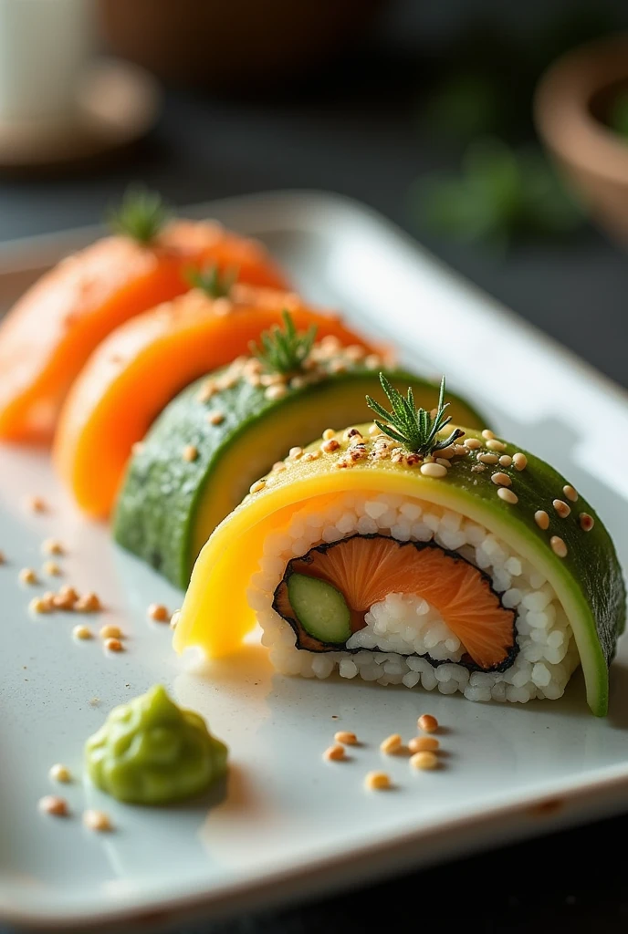 Melon sushi