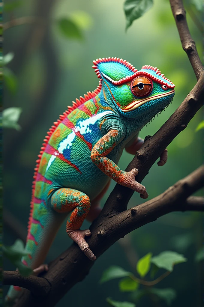 Un camaleon