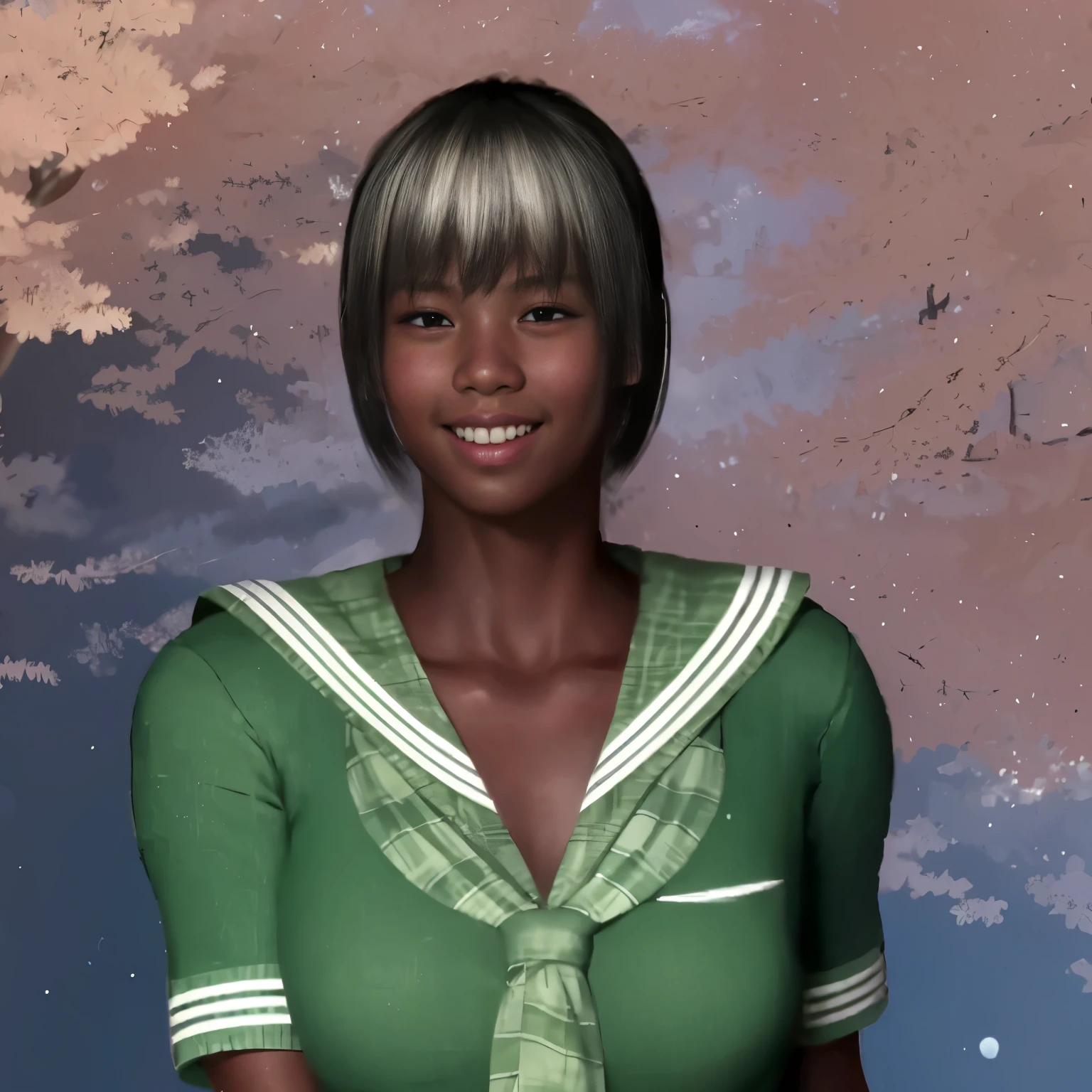 (Highest quality, masterpiece), (Beautiful 11 year old Japanese girl), (freckles:0.6), ponytail, smile, garden, Track and field athlete