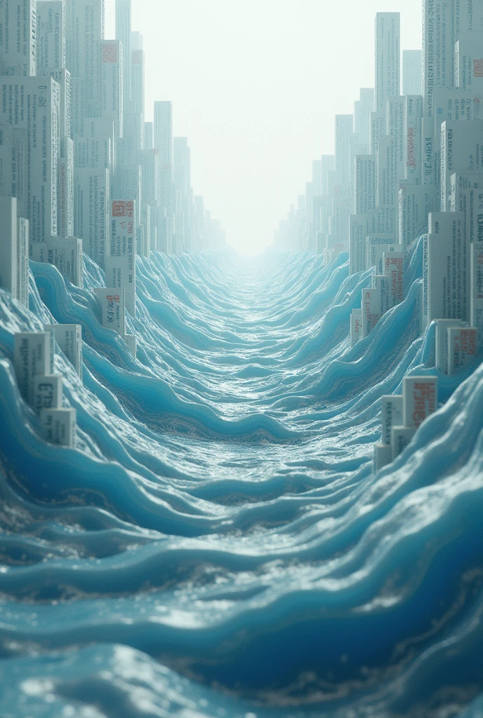 Create a sea of words, not lyrics