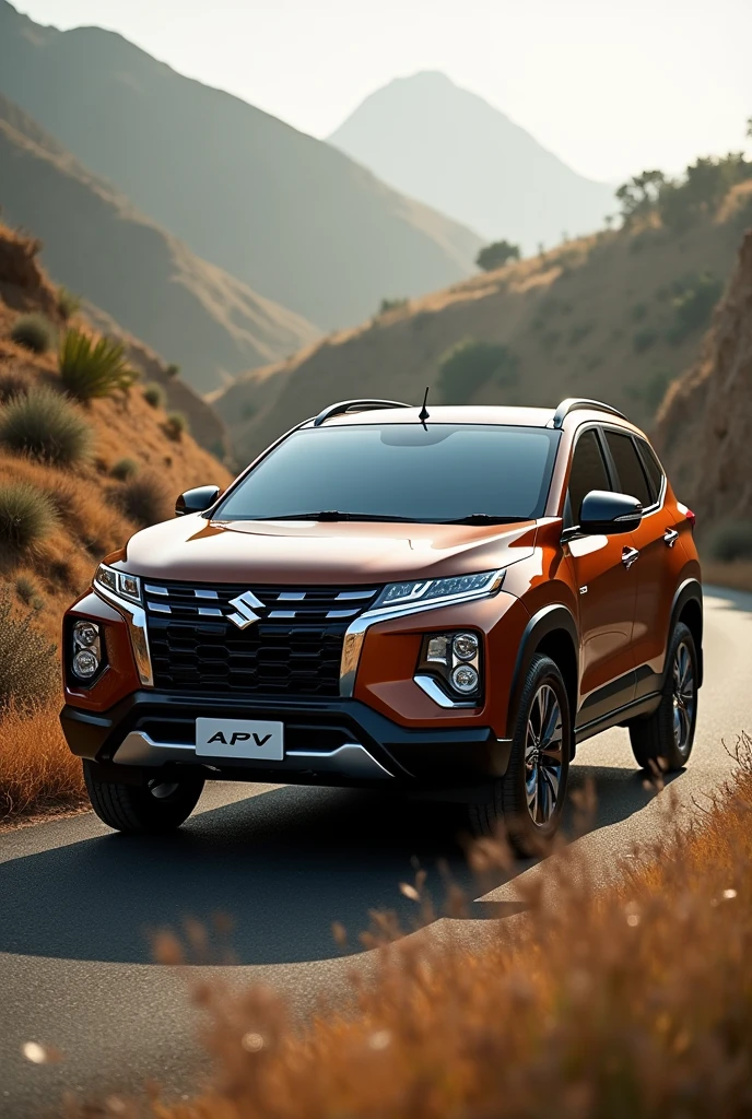 Suzuki apv 2tone color brown and black