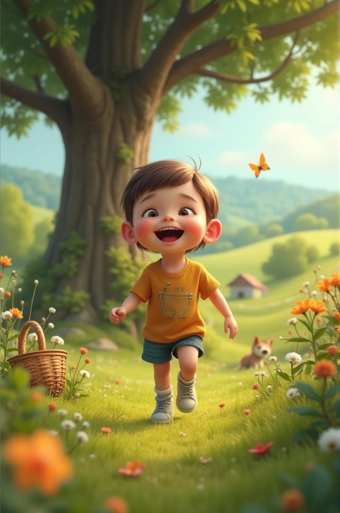 Create a nostalgic image of growing up