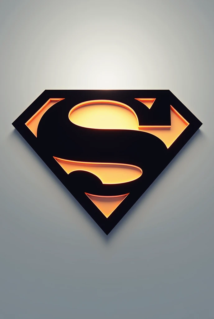 I wont superman logo.without superman