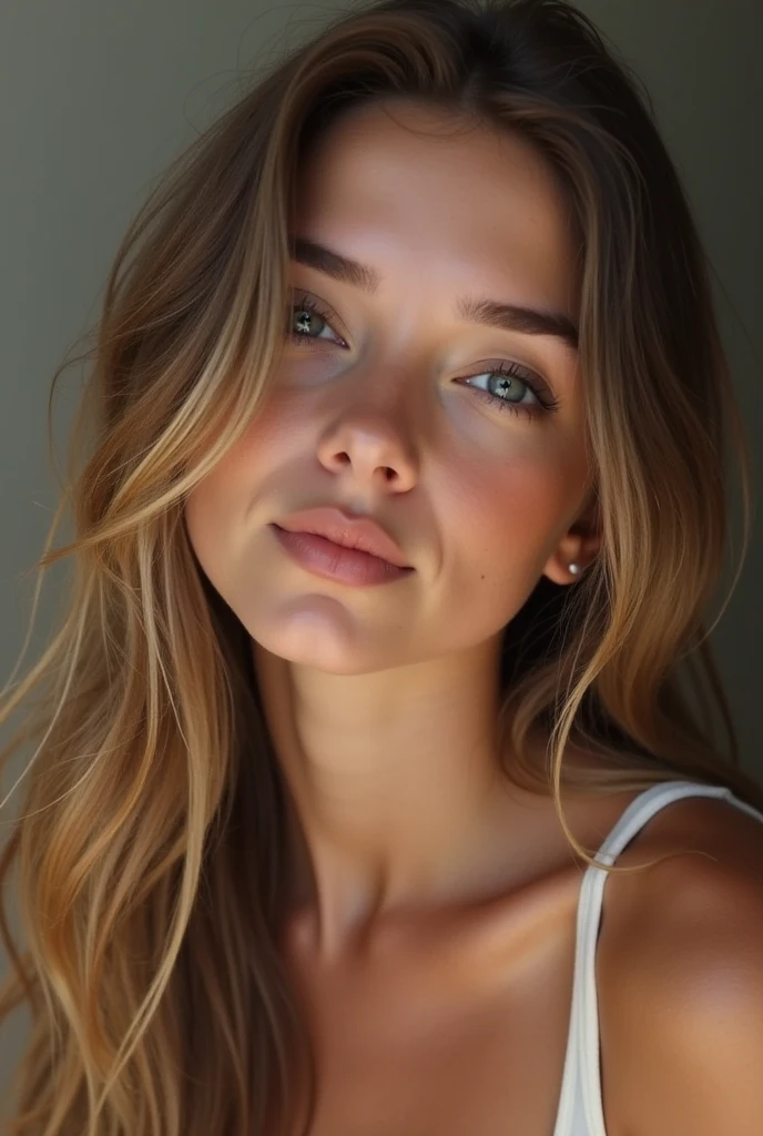 Beautiful girl sucking