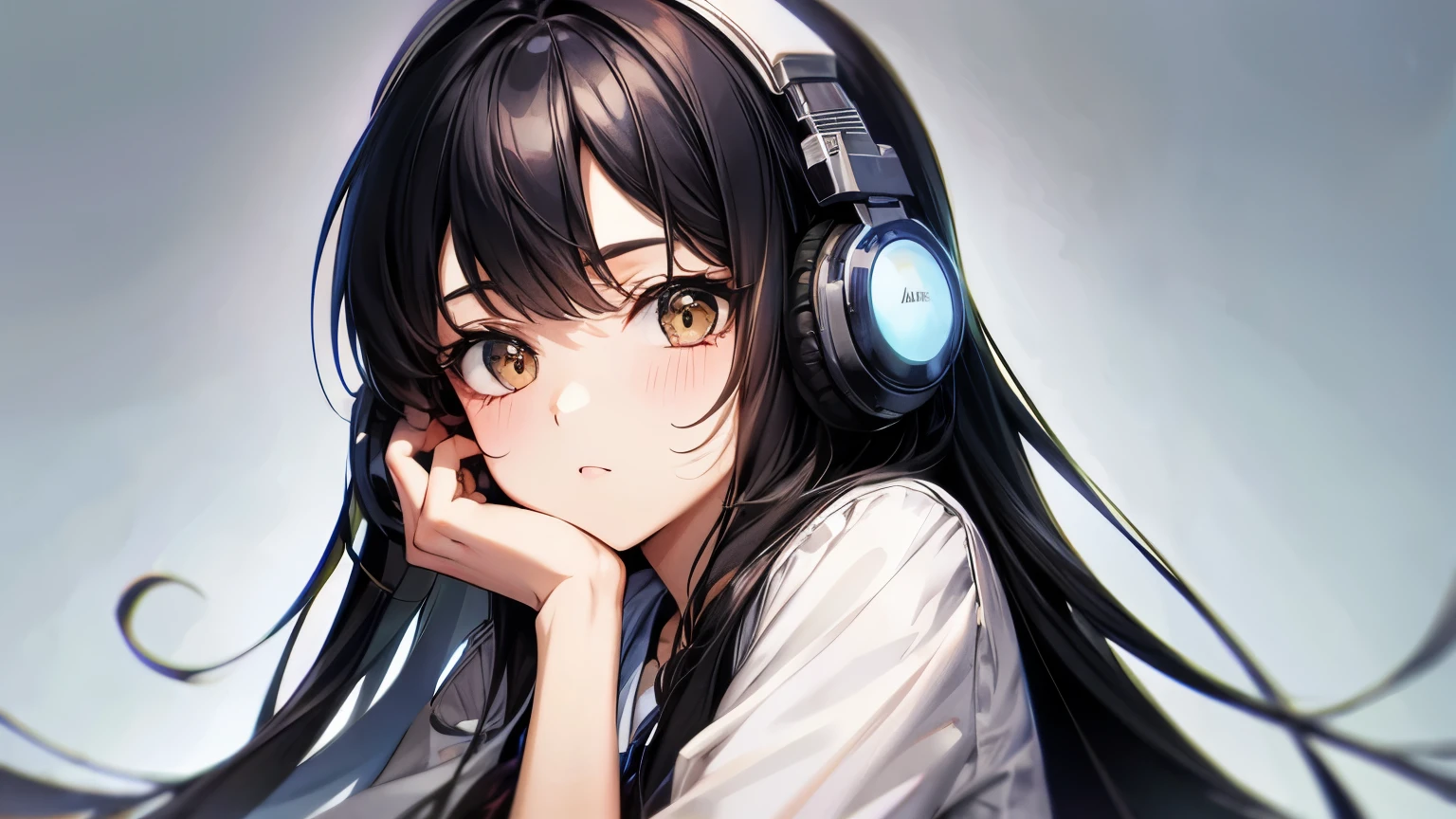Wearing a sailor uniform