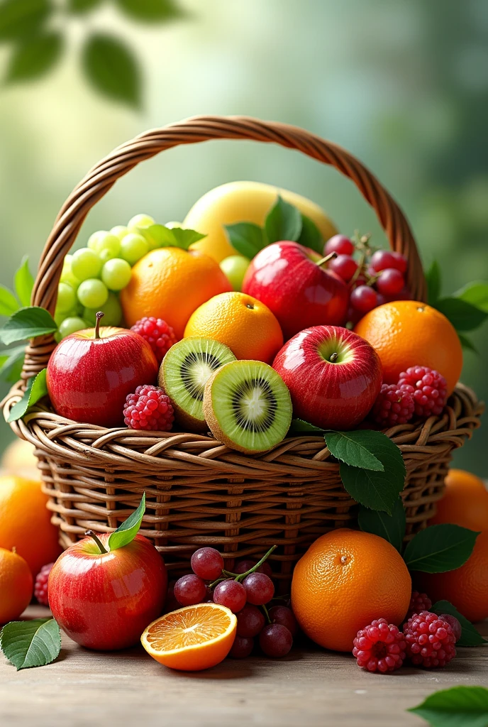 A beautiful fruit basket 