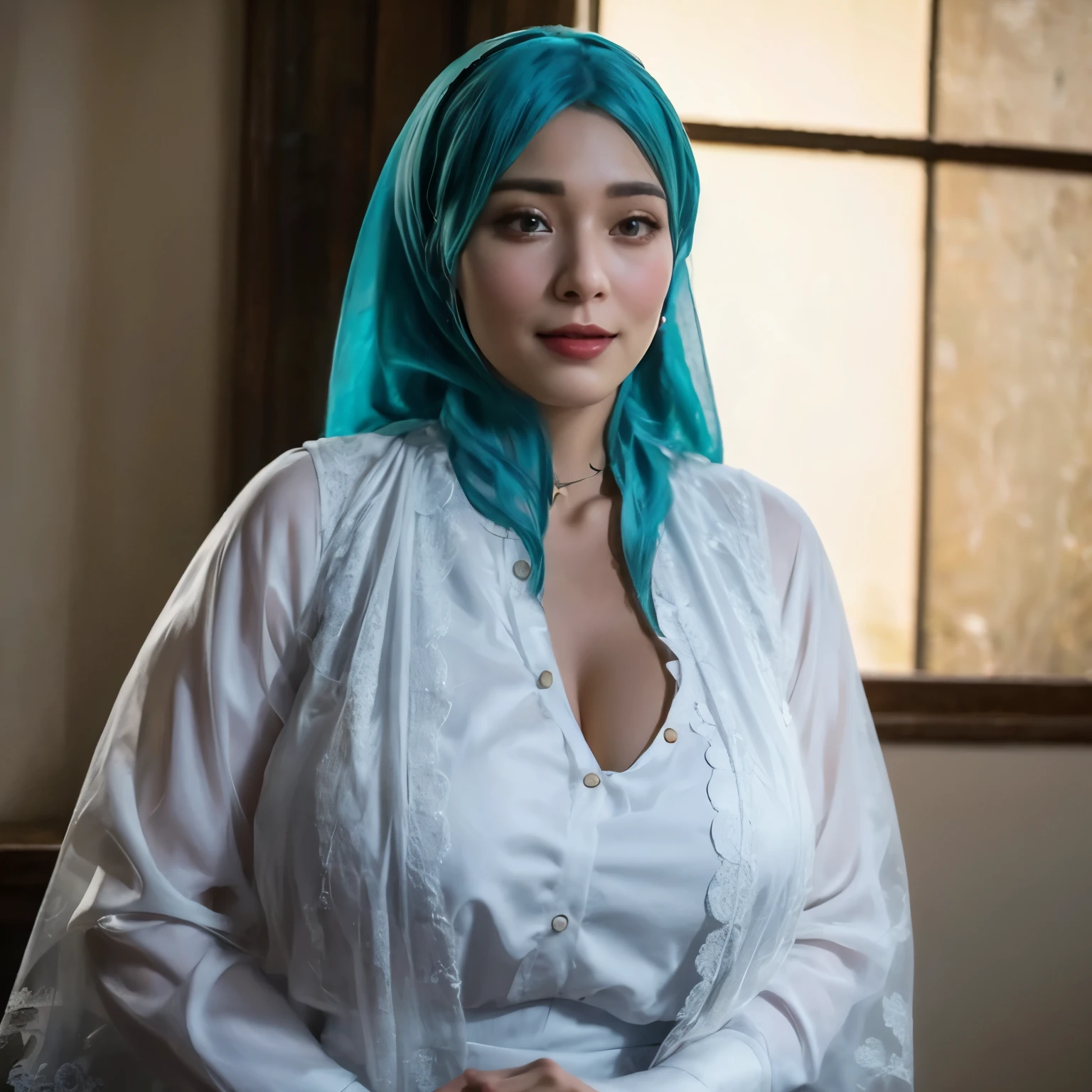 (nsfw:-2.0), (realistic, photo-realistic:1.4), (best quality,masterpiece:1.2), RAW photo, high resolution, intricate details, extremely detailed, realistic and sharp details, cinematic lighting, (portrait, frontal photography), solo, 1girl, (doll-like appearance), (sexy Paradise Kiss cosplay), large breasts, cleavage, dark hair, detailed face, detailed eyes, smile, (neon pink clothes), bell-shaped skirt, petticoats, high neckline, puffed sleeves, detailed lace, detailed embroidery, Paradise Kiss accessories and matching headpiece, choker, large sparkling Paradise Kiss jewelry, shiny victorian-style boots, photo background, outdoors, large park, trees,