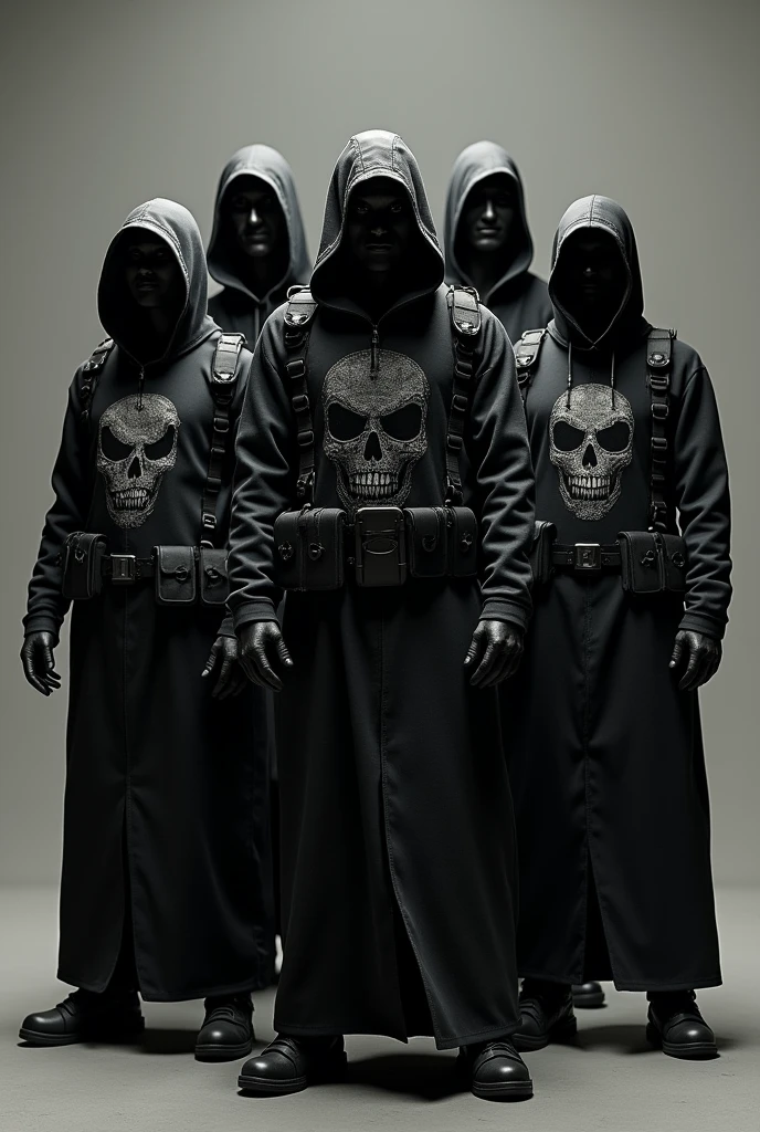 yellow and black, skull face medieval cultists with armor, in the style of Mork Borg, strong contrast, grunge dirty punk splash art, zine black metal, forest color splash background