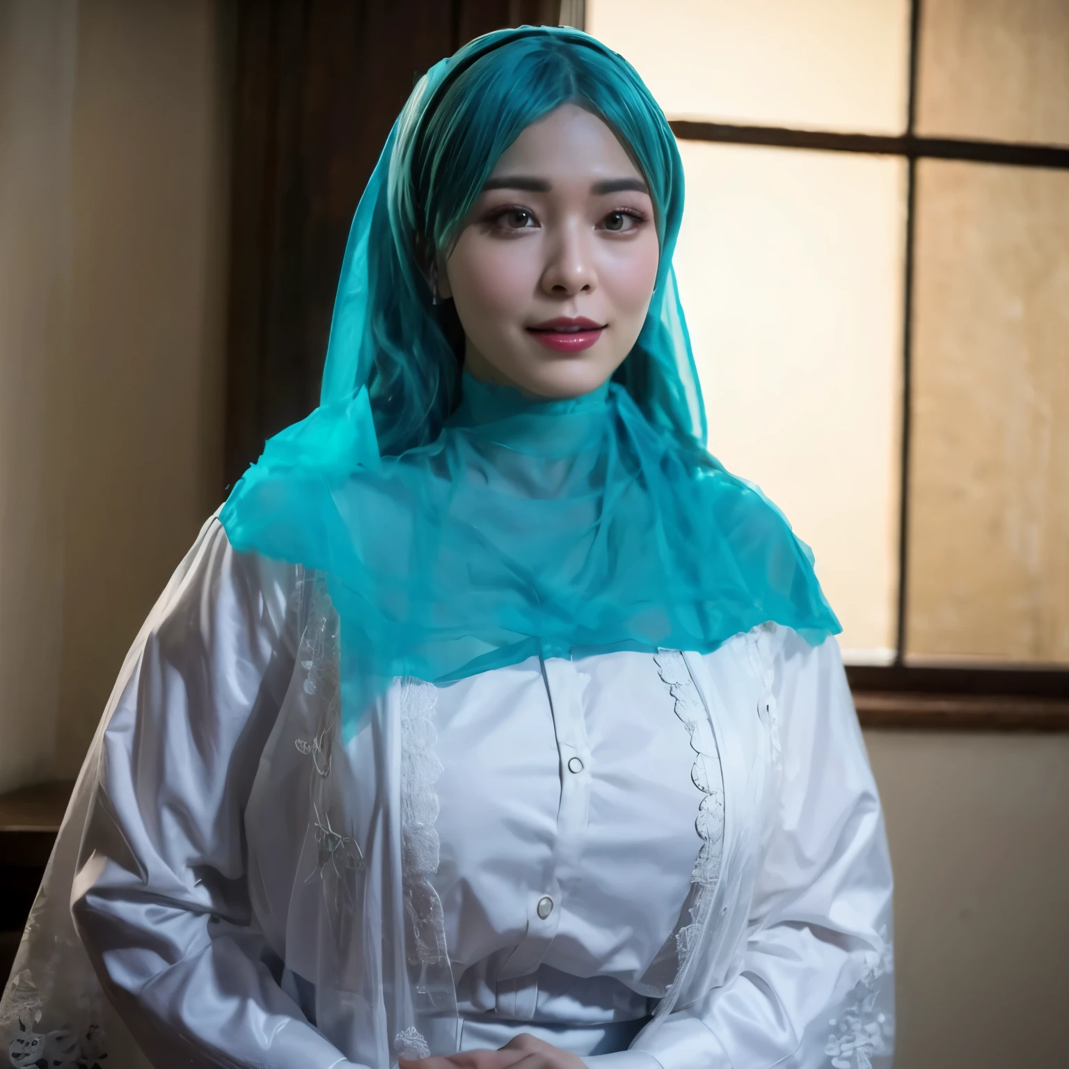 (nsfw:-2.0), (realistic, photo-realistic:1.4), (best quality,masterpiece:1.2), RAW photo, high resolution, intricate details, extremely detailed, realistic and sharp details, cinematic lighting, (portrait, frontal photography), solo, 1girl, (doll-like appearance), (sexy Paradise Kiss cosplay), large breasts, cleavage, dark hair, detailed face, detailed eyes, smile, (neon pink clothes), bell-shaped skirt, petticoats, high neckline, puffed sleeves, detailed lace, detailed embroidery, Paradise Kiss accessories and matching headpiece, choker, large sparkling Paradise Kiss jewelry, shiny victorian-style boots, photo background, outdoors, large park, trees,
