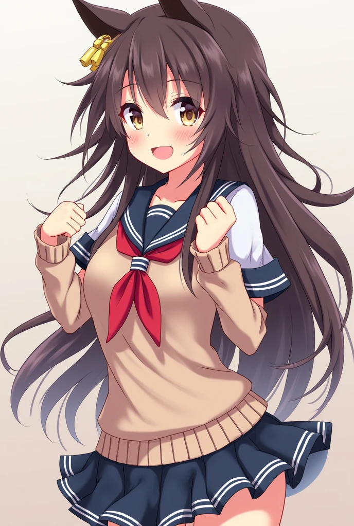 Create a picture of Japanese high school girls in hentai style.