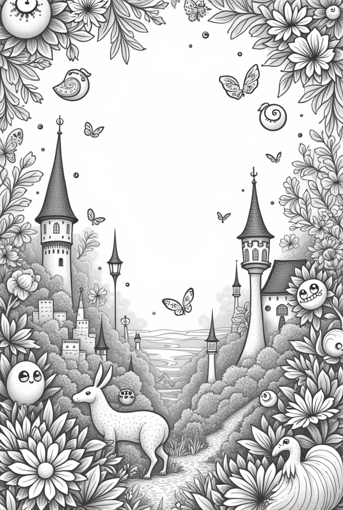 Coloring book without color