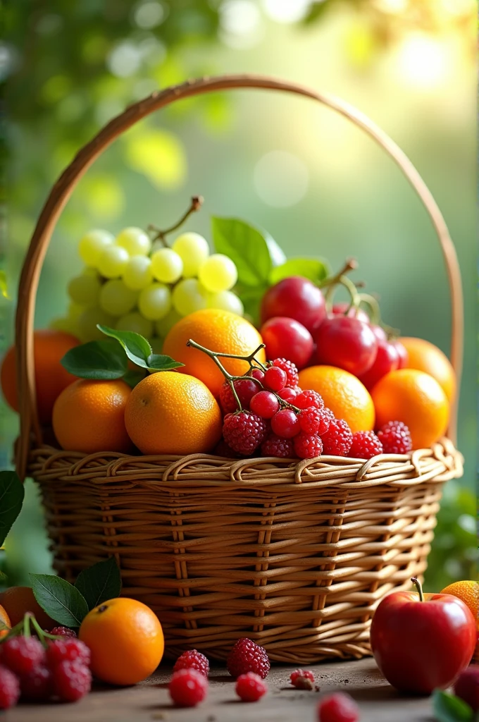 A beautiful fruit basket