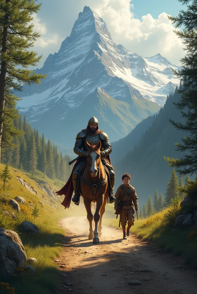 Cover image: Sir Dalcan and the boy travel to become knights in the five kingdoms.