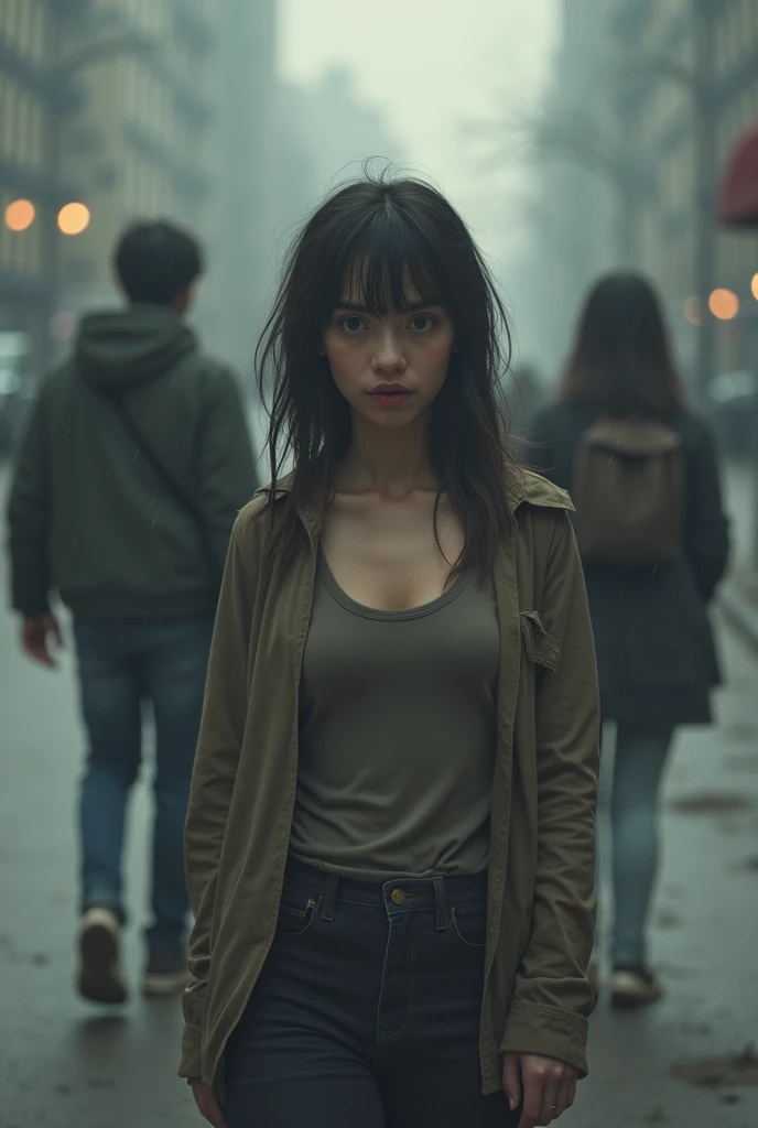 they step aside and go their separate ways leaving the shocked girl behind