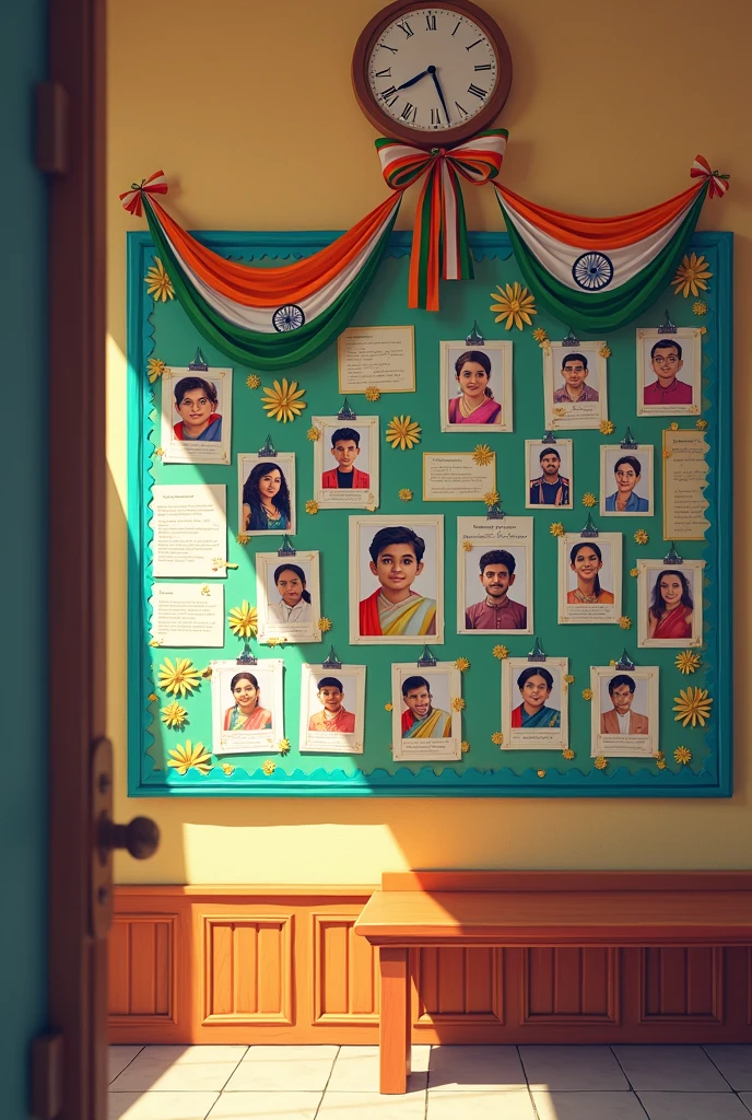 Indian talents, school house board bulletin pictures 