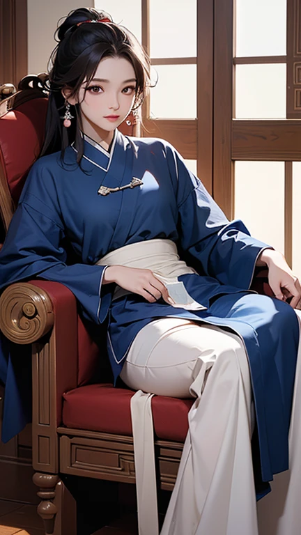 (Highest quality、 8k 、masterpiece、High resolution)、(Chinese Drama、Changgexing、Li Changge、Dililaba)、Tang Dynasty、Changan、1 Female、Rich man&#39;s daughter、(Princess of the royal family、Group leader)、Anime Beauty、Appropriate attire、decoration、Beautiful young person、blue eyes、古いChanganの街並み、Anime Art、Official Art、Detailed CG、