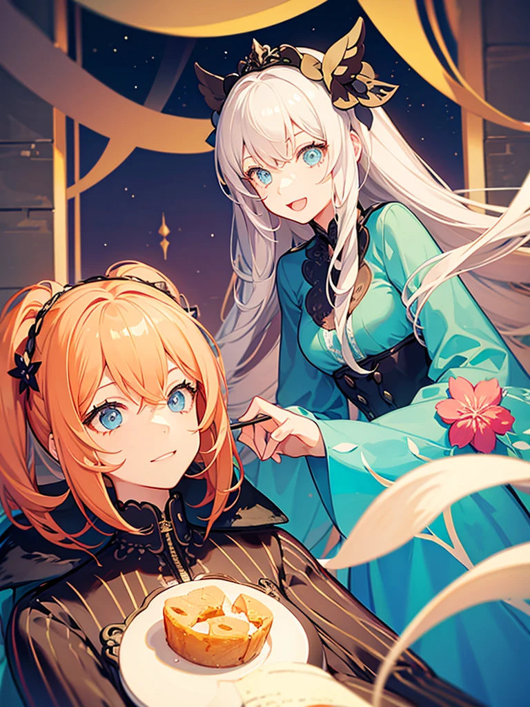 2 girls portrait