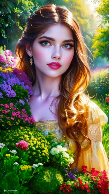 A girl in a garden,half:illustration,beautiful detailed eyes,beautiful detailed lips,Extremely detailed eyes and face,long eyeslashes,High Resolutions,ultra detailed,fotorrealist,vivid colors,bokeh,Portraits,warm tones,soft lighting, (The best quality,4k,8k,High Resolutions,masterpiece:1.2),ultra detailed,(realist,fotorrealist,fotorrealist:1.37),classical,Amazing,beautiful detailed eyes,beautiful detailed lips,Extremely detailed eyes and face,long eyeslashes,oil painting style,Canvas texture,old fashioned dress,Golden lighting,Garden landscape,colorful flowers,romantic atmosphere,vintage colors,soft sunlight,serene expression,elegant pose
INFO