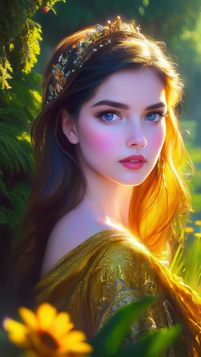 A girl in a garden,half:illustration,beautiful detailed eyes,beautiful detailed lips,Extremely detailed eyes and face,long eyeslashes,High Resolutions,ultra detailed,fotorrealist,vivid colors,bokeh,Portraits,warm tones,soft lighting, (The best quality,4k,8k,High Resolutions,masterpiece:1.2),ultra detailed,(realist,fotorrealist,fotorrealist:1.37),classical,Amazing,beautiful detailed eyes,beautiful detailed lips,Extremely detailed eyes and face,long eyeslashes,oil painting style,Canvas texture,old fashioned dress,Golden lighting,Garden landscape,colorful flowers,romantic atmosphere,vintage colors,soft sunlight,serene expression,elegant pose
INFO