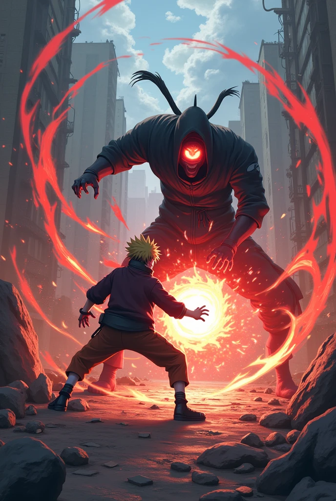 Naruto fight with pain