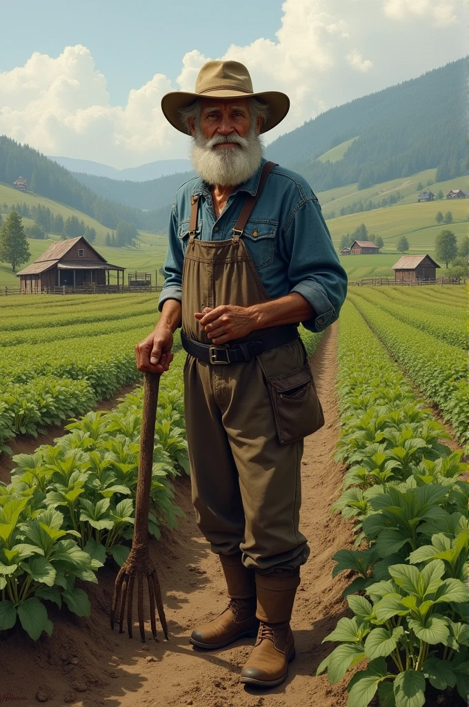 Old farmer