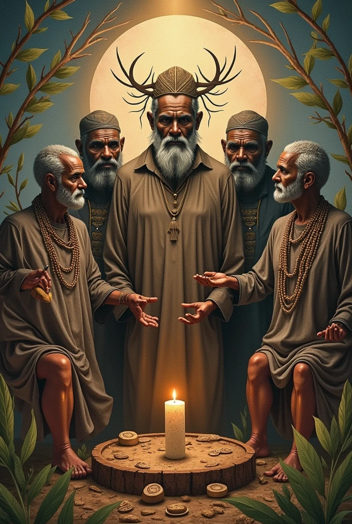 A Father's Day craft, interconnected with Umbanda I want there to be old black men and other male entities Showing that they are always with the father, to help raise your children