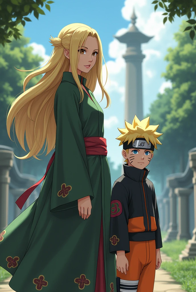 Tsunade with naruto