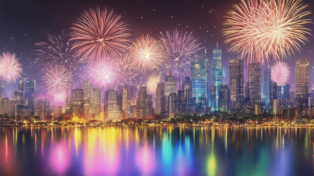 masterpiece, 最high quality, high quality,Very detailed CG unity 8k wallpaper, Fireworks display,, Art Station, Digital Illustration, Complex, trend, pastel colour, oil, Award-winning photography, Bokeh, Depth of written boundary, High resolution, bloom, chromatic aberration ,Realistic,Very detailed, trend on Art Station, trend on CGs