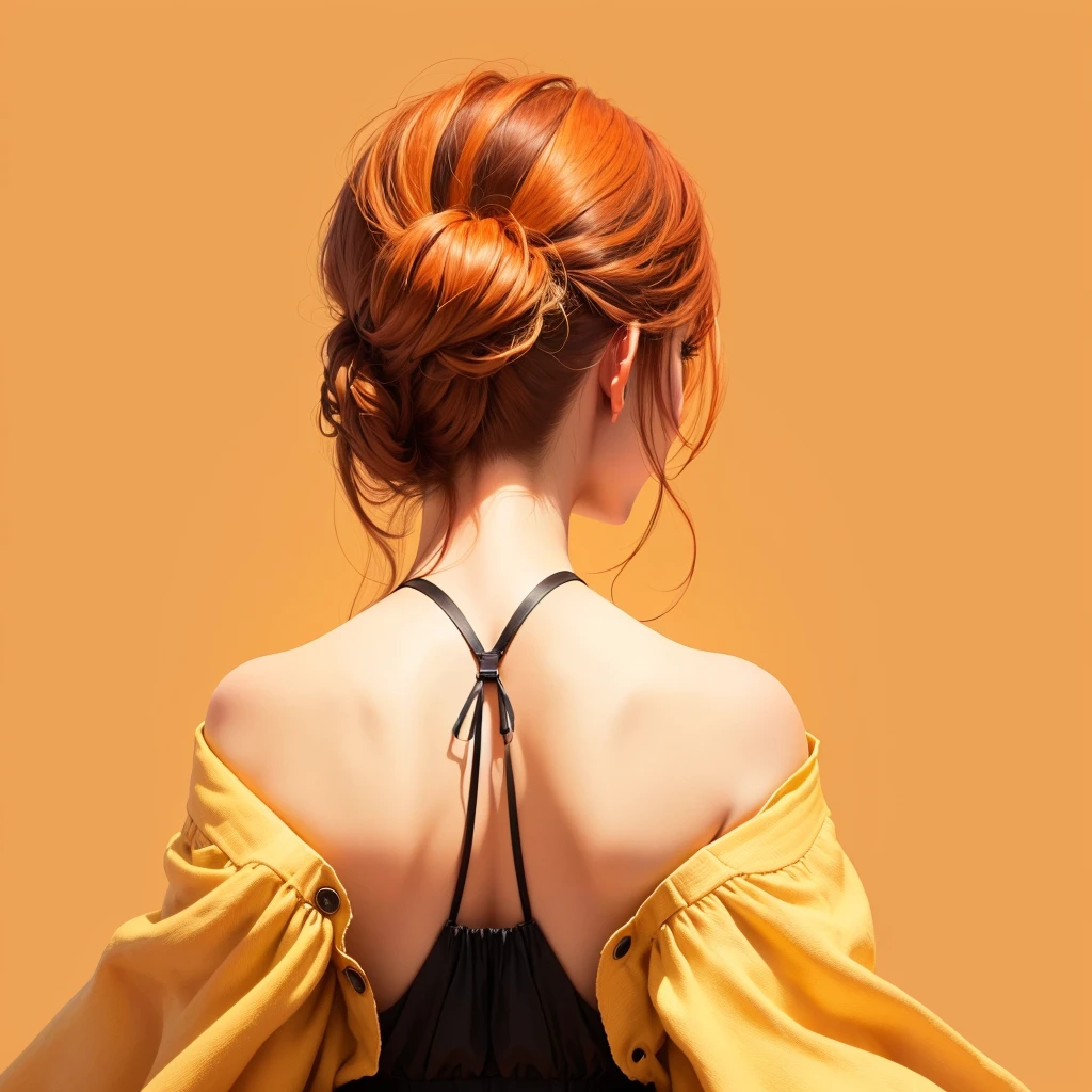 Rotate the character to show the back view