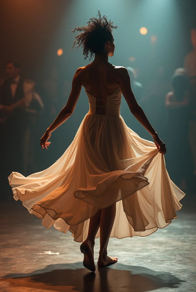 Stella oko, dancing on floor