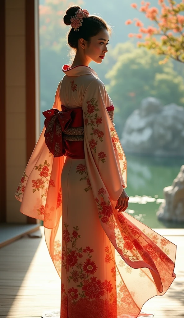 The beauty of Japanese kimono