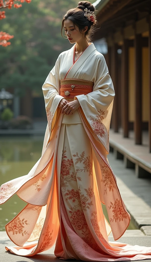 The beauty of Japanese kimono