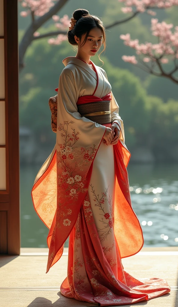The beauty of Japanese kimono