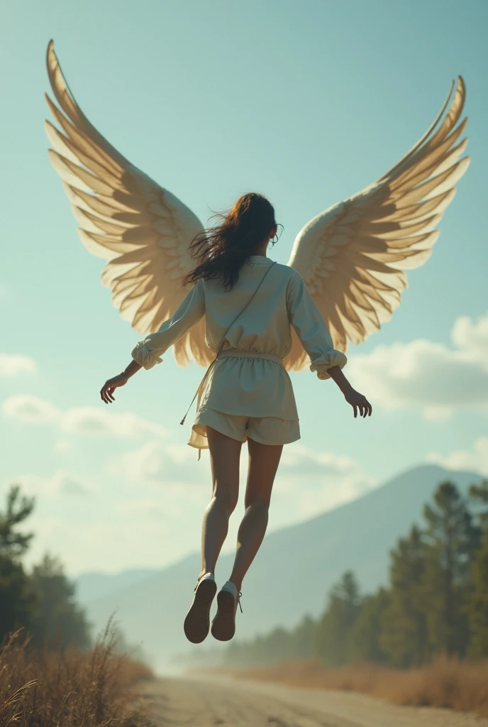people flying without wings, without devices


