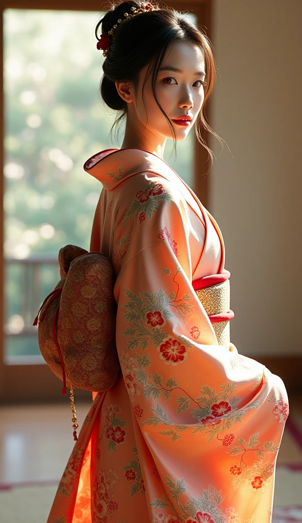 The beauty of Japanese kimono